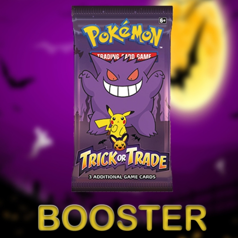 🤖10 For $25🤖♡POKÉMON BOOSTER TRICK OR TRADE HALLOWEEN